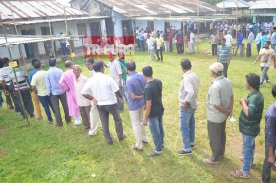 Over 79% turnout in Tripura Assembly by-poll Over 79% turnout in Tripura Assembly by-poll